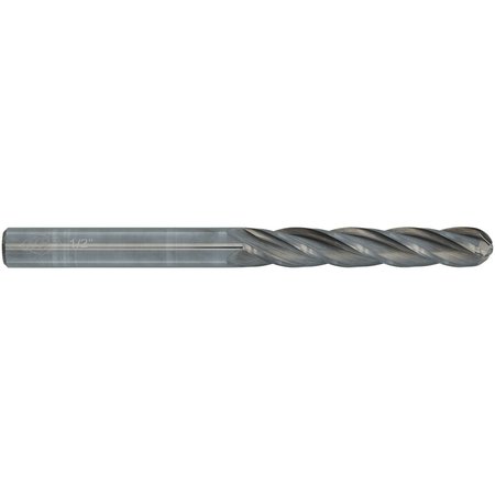 CGS TOOL 4 Flute Xl Length Ball End Mill 3/8"Dia 2"Loc 4"Oal 842-3750